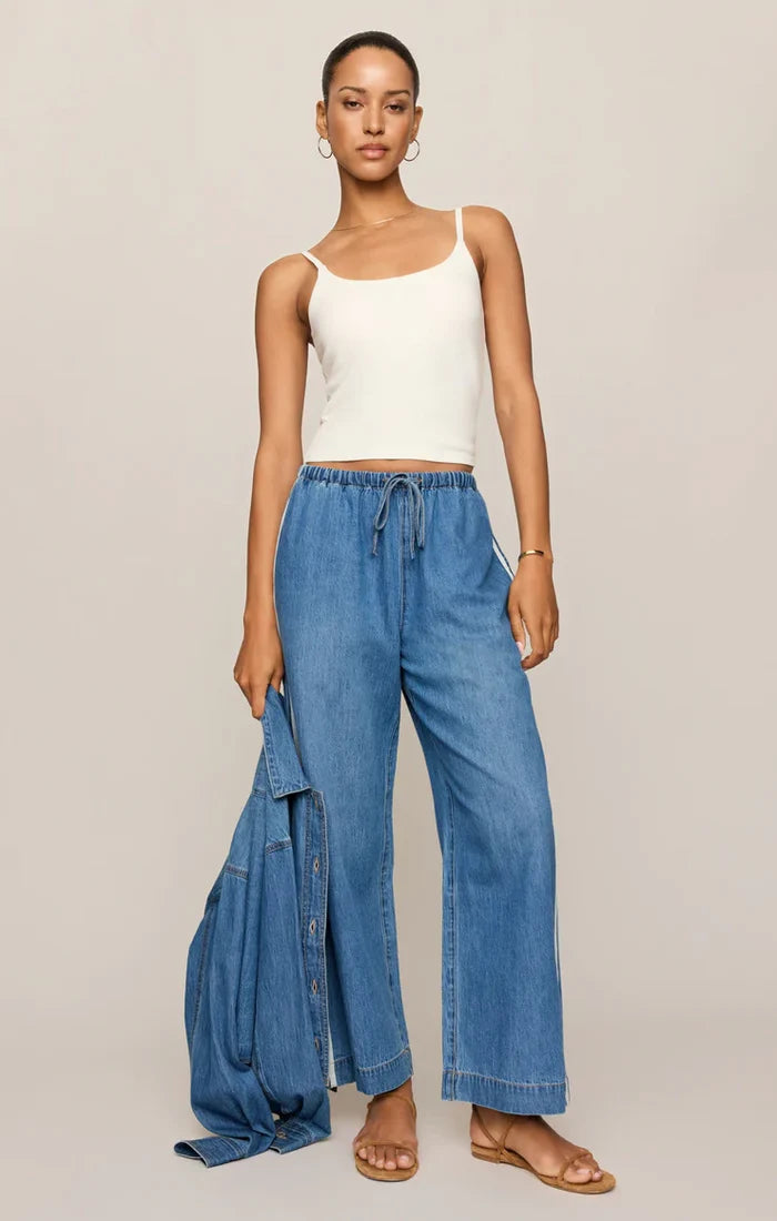 The Sidelines Denim Track Pant - Dreamstate by Z Supply