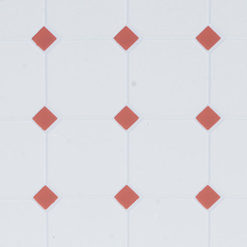 Tile Floor: Diamond, 11 X 15 1/2, Terra Cotta (FF60647)