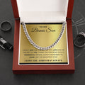 To Bonus Son -Wonderful Person - Cuban Link Chain