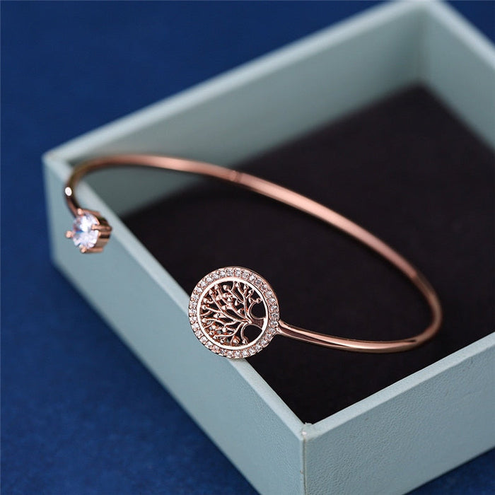 "Tree of the life" Zircon Bracelet