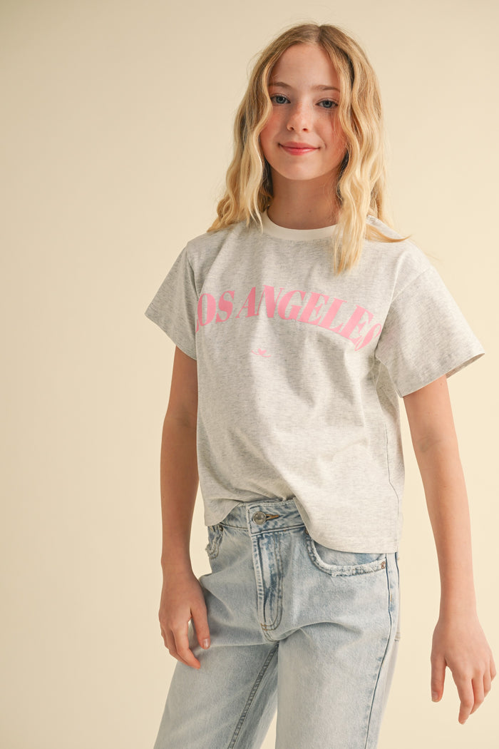 Tween Girls Boxy Screen Top