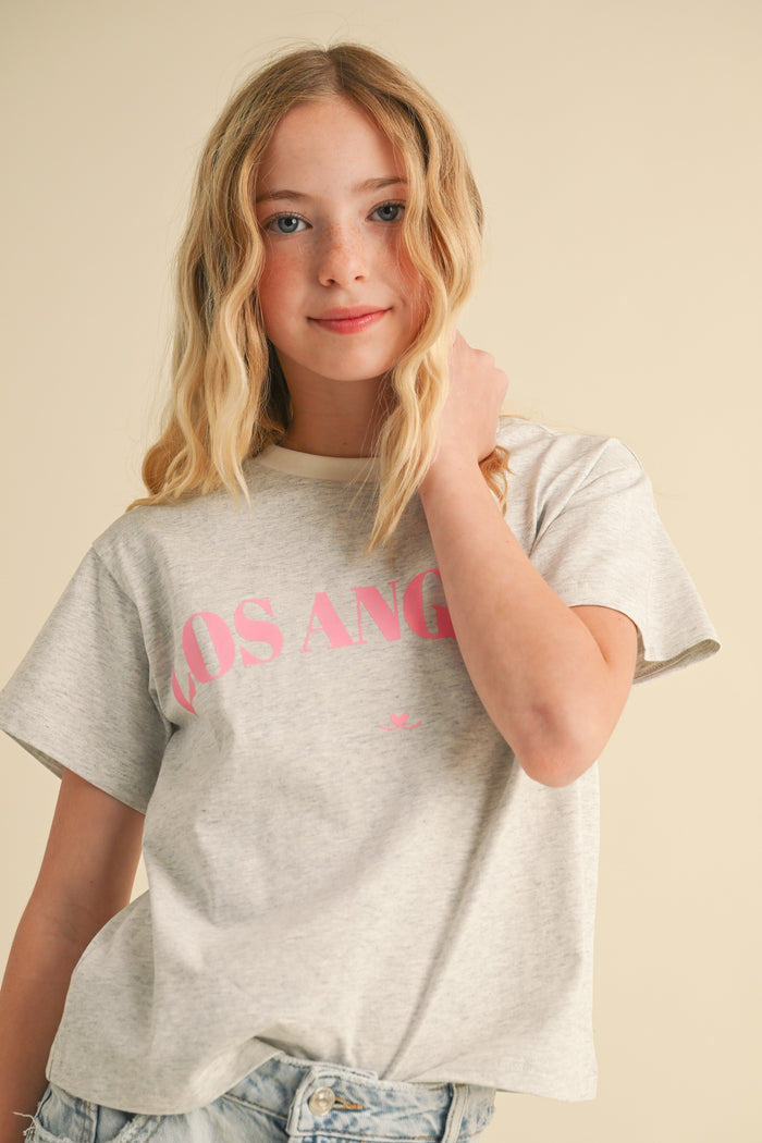 Tween Girls Boxy Screen Top