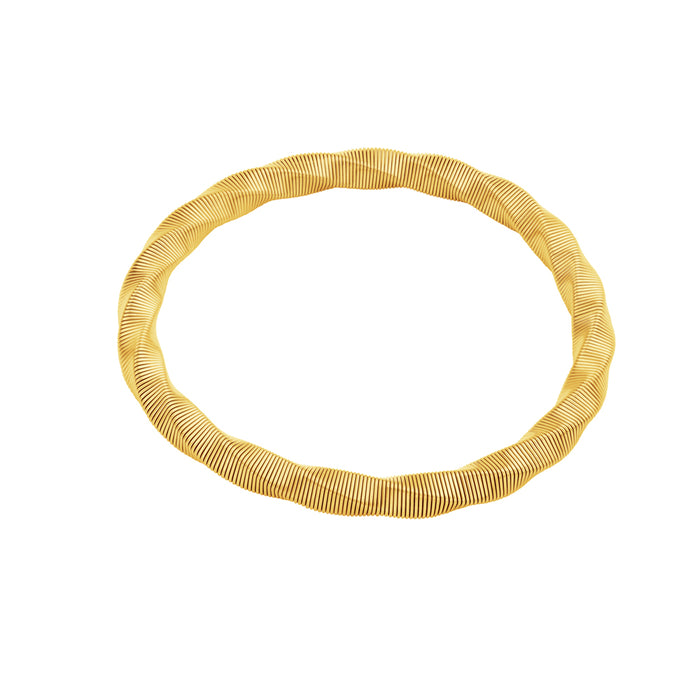 Twisted Gold-Tone Men's Bracelet