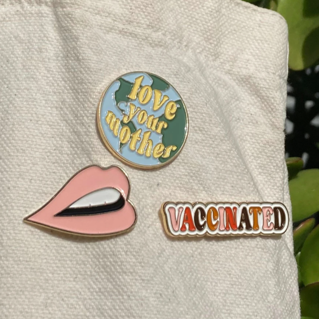 Vaccinated Pin