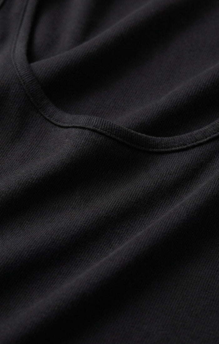 Vale Scalloped Tank - Black by Z Supply