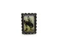 Western Portrait Theme Scarf Ring