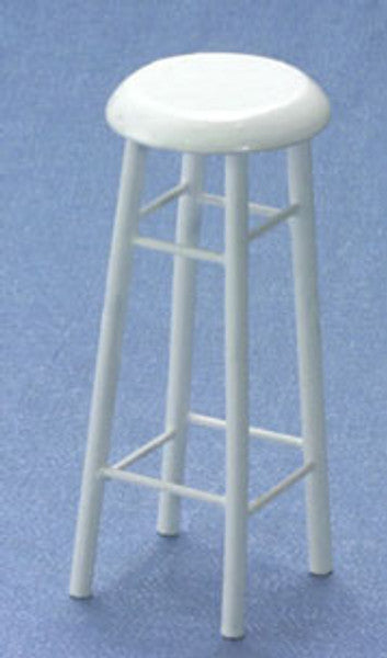 WHITE STOOL (3") - (CLA10593)