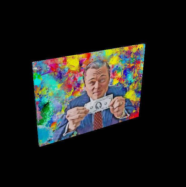 Wolf Of Wall Street inspirational wall art Canvas print Leonardo DiCaprio  Wolf Of Wall Street wall art