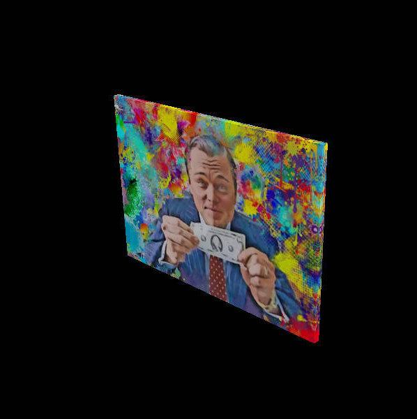 Wolf Of Wall Street inspirational wall art Canvas print Leonardo DiCaprio  Wolf Of Wall Street wall art