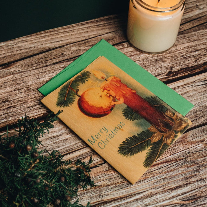 Wood Folding Card - Smooch Baby