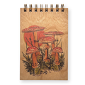 Wood Notepad Magical Friend Mushroom